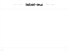 Tablet Screenshot of label-me.com